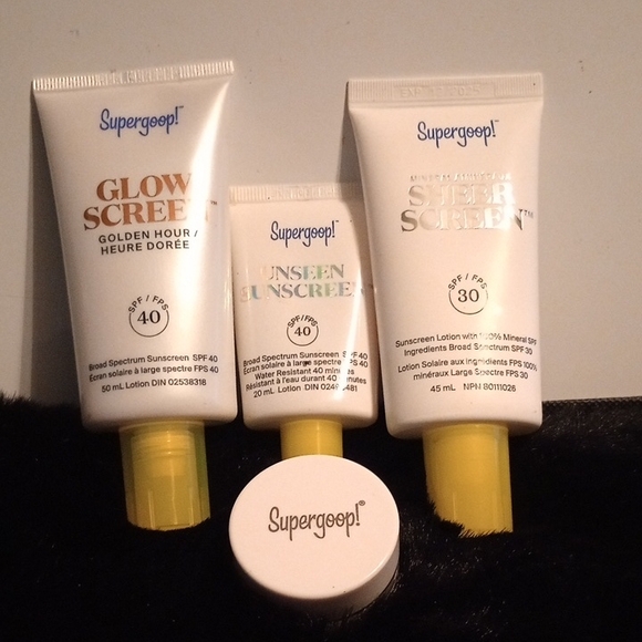Supergoop! Glow, Unseen, and Sheer Sunscreen Trio - Picture 1 of 5